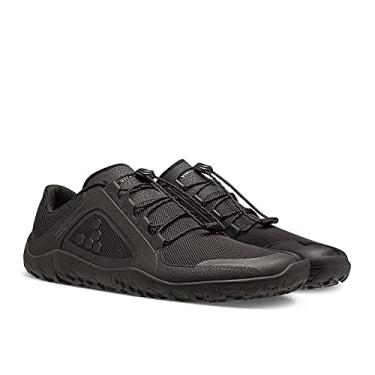 Imagem de Vivobarefoot Primus Trail II FG Tênis masculino sem pés | Leve para caminhantes velozes | Resistente à água e perfuração para todos os climas e terrenos | Biqueira larga, Obsidiana, 12 Wide
