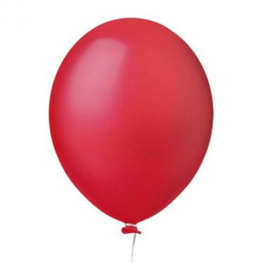 Imagem de Balão 8 Vermelho Paixão Happy Day 50un