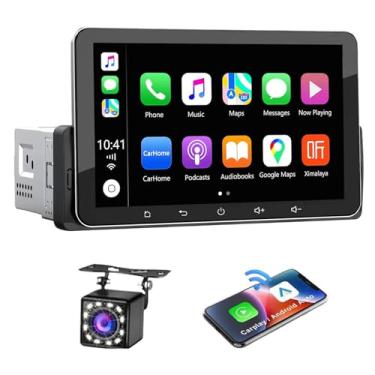 Imagem de FINYQBET Multimídia 7 Polegadas - Tela Touch HD, Carplay Sem Fio, Câmera de Ré 12 LEDs, Bluetooth 5.1, Mirror Link, GPS, Rádio FM/AM - Ideal para Motoristas que Buscam Conforto e Segurança