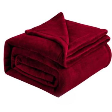 Imagem de Manta Casal Microfibra 2,00x1,80Mt Lisa (Bordô)