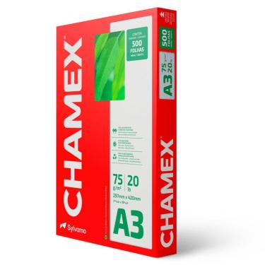 Imagem de Papel sulfite A3 75g 297x420 com 500 folhas Chamex