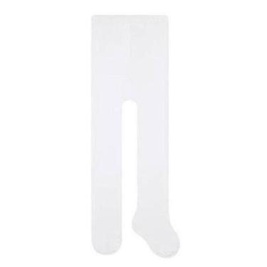 Imagem de Meia Calça Infantil Fio 80 Algodão Inverno Rikam 1008I, Branco, G