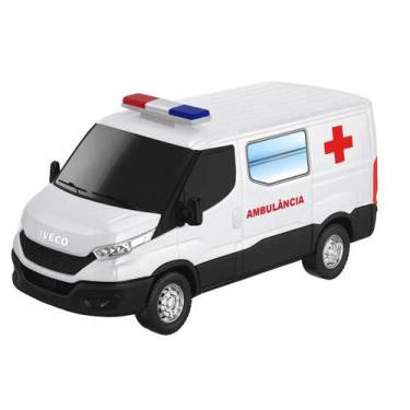 Imagem de Carro Iveco Ambulância Com Acessórios Usual Brinquedos