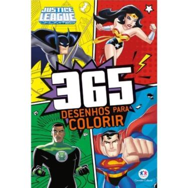 Imagem de 2X 365 Desenhos Para Colorir Super Heróis Dc Liga Da Justiça