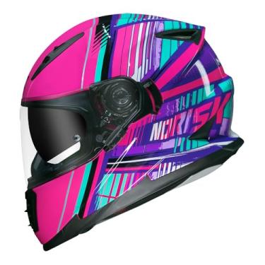 Imagem de CAPACETE NORISK FF302 ADVANCE PINK 60/L