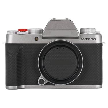Imagem de XT200 Película de vinil antirriscos para câmera FujiFilm X-T200 Adesivo de acessórios de fotografia de filme de desenho animado (titânio)