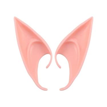 Imagem de Brincos femininos góticos fofos de fada orelhas de elfo acessórios Cos Photography ear cuff joias