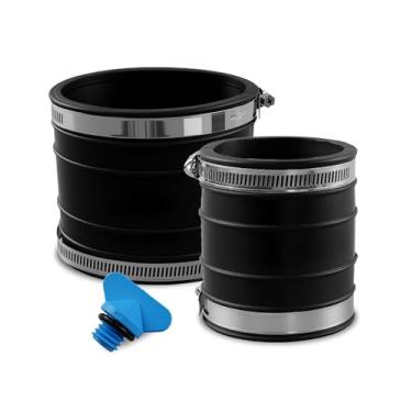 Imagem de Kit de fole do coletor de escape 44348T adequado para MerCruiser Stern Drive 120 140 Substituição do motor 32-90949T 22-8M0119211 22-806608A02 25-26802