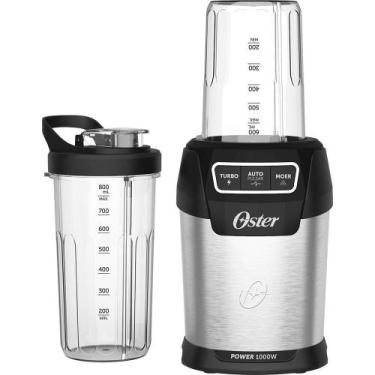 Imagem de Blender Oster Ultra Power 1000W Com 2 Jarras, Prata, 220V