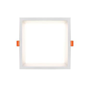 Imagem de Painel De Embutir Led Branco Recuado 17,6X17,6 Bivolt 12W