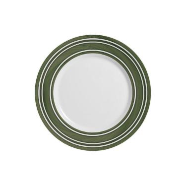 Imagem de Pratos Sobremesa Cerâmica Branca 21cm - Jogo 6 unid.