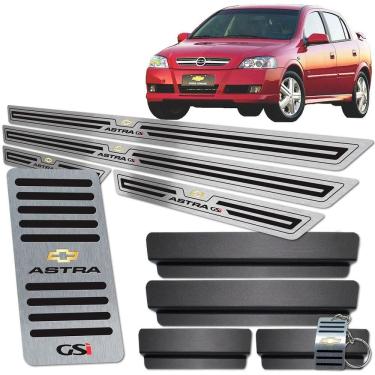 Imagem de Descanso de Pé +  Soleira Astra Gsi Preto Baixo Relevo