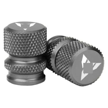 Imagem de Compatível com MT09 MT07 MT10 MT03 MT 09 07 03 10 MT-07 MT-09 MT-10 SP Tracer 2022 2023 2024 Acessórios de motocicleta Tampas de válvula de pneu (cinza T)