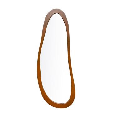 Imagem de Espelho emoldurado freijó 130x50cm orgânico