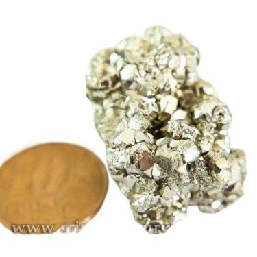 Imagem de Pirita Peruana Bruta 45 mm - 60 a 70 gr para Orgonite - Atacado - Cris