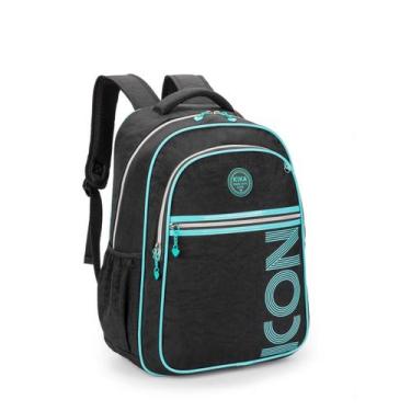 Imagem de Mochila Feminina Escolar de Costas Kika KK24M13, Verde