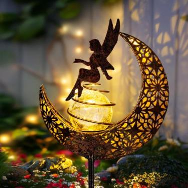 Imagem de Luz solar de jardim SUNCKET Moon Fairy Metal impermeável