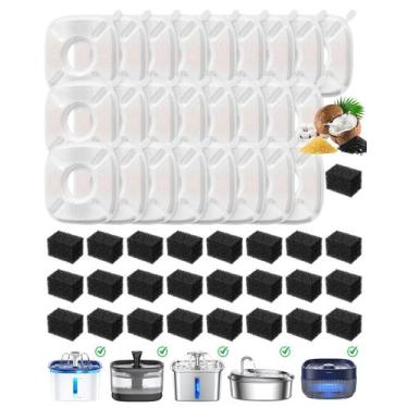 Imagem de Filtros de fonte de água 50 unidades para Veken 2,8 L, 2,0 L, 2,5 L, 4