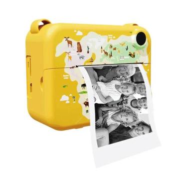 Imagem de Câmera Digital Infantil Com Impressão Instantânea, Mini Impressora Tér