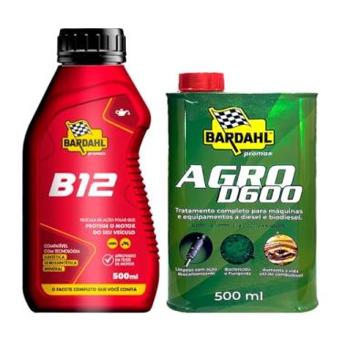 Imagem de Kit Aditivo B12 Plus E D600 500ml Diesel Biodiesel Bardahl