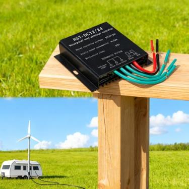 Imagem de HYZHANHONG Controlador de Carga para Turbina Eólica de 12000W Eficiente 12V 24V Auto 48V MPPT para Bateria de Lítio, Painéis Solares ou Gerador Eólico, 12V,48V