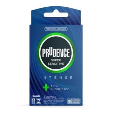 Imagem de Prudence Preservativo Lubrificado Super Sensitive Intense com 3 Unidades