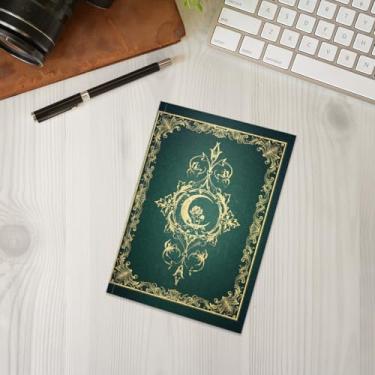 Imagem de Caderno Flower Moon, caderno A5 para anotações de escritório, agenda de 21 x 14,7 cm, agenda de viagem, presentes para amantes da lua