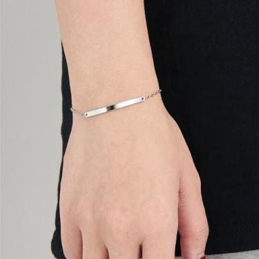 Imagem de Pulseiras femininas para mulheres, pulseiras de elos de corrente, joias para mulheres, modernas, One Size, Aço inoxidável, Sem Pedra Preciosa