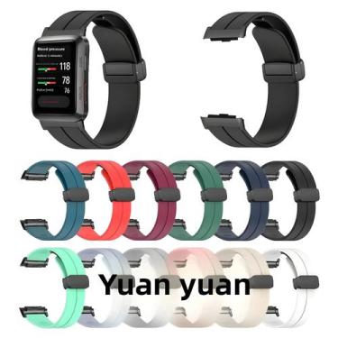 Imagem de Pulseira De Silicone Dobrável E Macia Para Monitor De Pressão Arterial