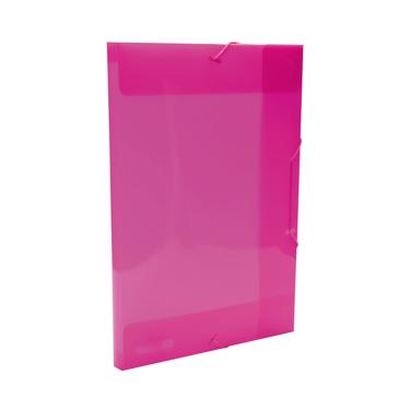Imagem de Pasta Aba Elástico Dello Line Lombo 2cm Rosa 33,5x23,5cm