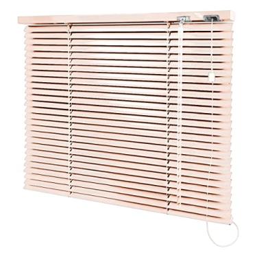 Imagem de Persiana Horizontal Rosa Salmão - 1,60m larg x 1,40m alt - Alumínio 25mm - Persianet