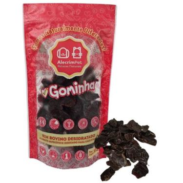 Imagem de Petisco Rim Bovino Desidratado Gominha Alecrimpet Mordedor Para Cães e