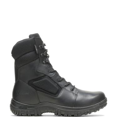 Imagem de Bota masculina Bates Maneuver à prova d'água com zíper lateral e proteção contra incêndio, Preto, 8