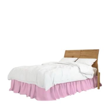 Imagem de Saia Para Cama Box Tamanho Universal (Casal, Queen e King) (ROSÊ)
