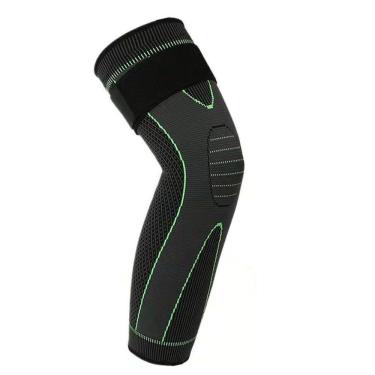 Imagem de Joelheira De Compressão Térmica 3/4 Com Faixa Ajustável Suporte, Estímulo à Circulação