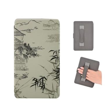 Imagem de Akacy Capa com padrão pintado com alça para o novo Kindle de 7 polegadas (12ª geração - edição 2024), capa protetora leve para Kindle 2024 Edition 12ª geração e-reader (37)