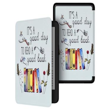 Imagem de Akacy Capa com estampa pintada para Kindle paperwhite 15.2 cm 10th Case, leve e segura para água, capa protetora dobrável geração 2018 versão (18)