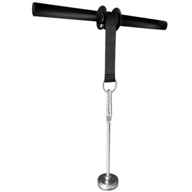 Imagem de Rolo de pulso para homens, treinador de antebraço de corda de nylon ajustável, aderência de espuma confortável, ferramenta portátil para exercícios de braço