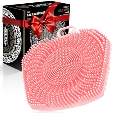 Imagem de RamPula Esfregador facial, escova esfoliante de silicone para homens e mulheres, escova de limpeza facial, cuidados manuais à prova d'água para limpeza da pele, escovas faciais massageadoras para