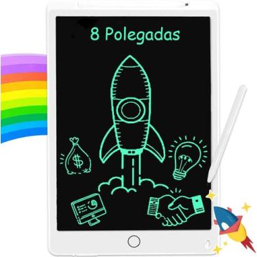 Imagem de Quadro Lousa Mágica Tablet Educativo 8 Polegadas com Caneta - TOYS 2U