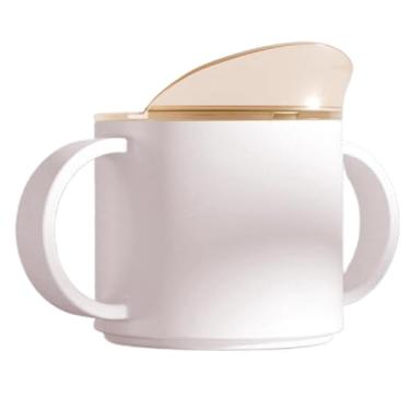Imagem de Shakven Copo com canudinho para bebê, copos com canudinho com alças | Copo de Treinamento para Bebê 150ml 150ml com Bico Inclinado Antiderramamento, Alças - Copo para beber de criança, garrafa para
