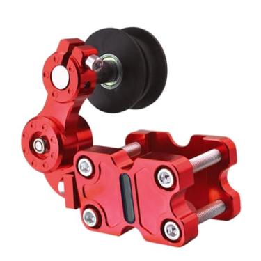 Imagem de Shakven Tensor de ajustador de corrente, ferramenta de ajuste de corrente de motocicleta - Guia de tensionamento de ajuste automático de corrente para bicicletas de sujeira | Ferramenta tensora de