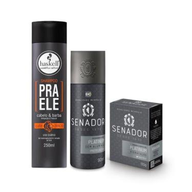 Imagem de Kit Presente para Homem Haskell Shampoo Cabelos & Barba pra Eles 250ml