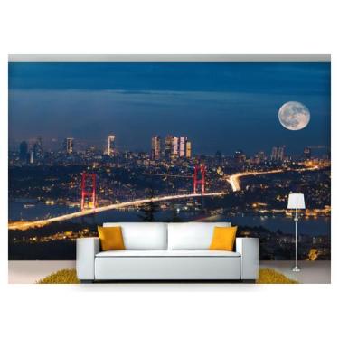 Imagem de Papel De Parede Cidade Ponte San Francisco 3D Ncd214 - Você Decora