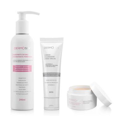 Imagem de Kit Sabonete Líquido + Clareador + Esfoliante Dermosex - A SÓS