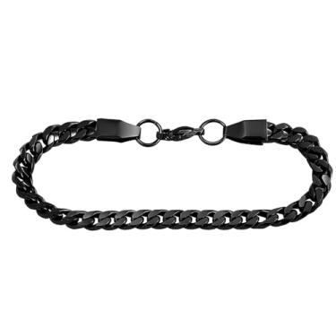 Imagem de 3 pulseiras de aço inoxidável para homens, ouro, prata, preto, cabo trançado masculino, joias de luxo, pulseiras, presentes, 7.87, Aço inoxidável, Prata esterlina