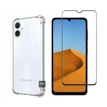 Imagem de [KIT] Capa Capinha Anti-Impacto Premium Transparente + Película de Cerâmica 9D ou Privacidade 3D para Samsung A07 – Proteção Completa e Durabilidade Máxima (CAPA + PELÍCULA CERÂMICA 9D)