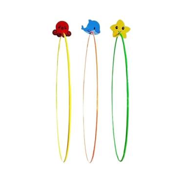 Imagem de Nadar através de brinquedos, brinquedos da piscina Anéis de mergulho,3x divertidos da piscina | de mergulho de alta estabilidade para meninos de meninas de 4 a 12 anos