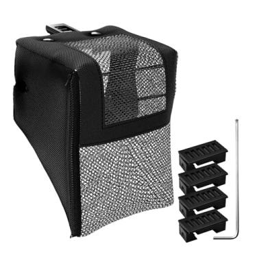 Imagem de MiOYOOW Coletor de concha de latão, resistente ao calor, capa tática de latão, coletor de concha de liberação rápida com parte inferior com zíper para treino de tiro ao alvo