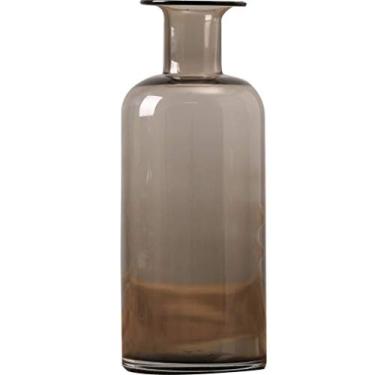 Imagem de YYBOES Vaso de vidro para decoração de vaso de flores, vaso de vidro minimalista nórdico para flores secas para casa, sala de estar, sala de jantar, arranjo de flores, vaso artificial, conjunto floral